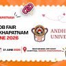 AP Job Fair Visakhapatnam 17 June 2026 | 530 Vacancies