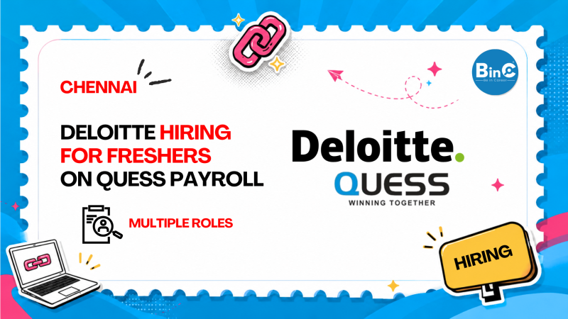 Deloitte Client Quess Corp Payroll OTC AR Professionals Collections Dispute Management Job Chennai Tamil Nadu 2026 – 150 Vacancies – 6 Months to 7 Years Experience – WFO Chennai – Relocation Welcome – Apply Official Google Form
