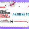 Athena Tech US IT Bench Sales Recruiter Job KPHB Hyderabad