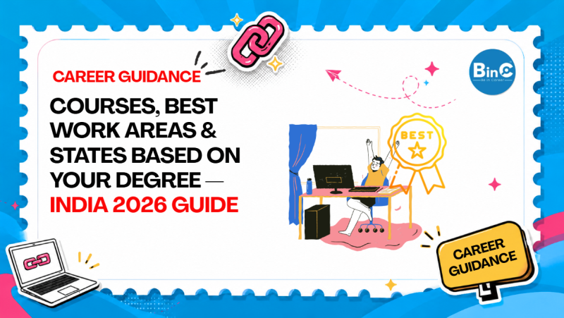 Courses & Best Work Areas by State in India 2026 — Complete Career Guide