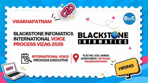 Blackstone Infomatics International Voice Process Vizag 2026
