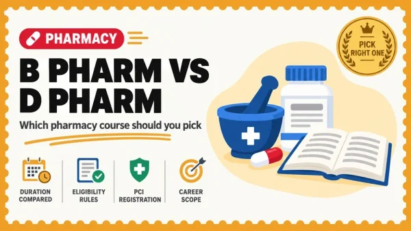 B.Pharm vs D.Pharm Difference - Duration, Registration, Lateral Entry