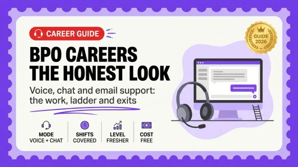 BPO & Customer Support Career in India 2026 — The Most Underrated First Job, Honestly Explained