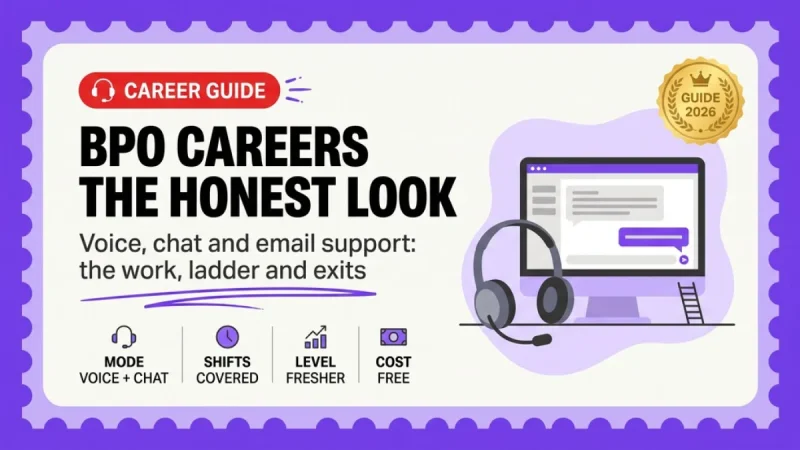 BPO & Customer Support Career in India 2026 — The Most Underrated First Job, Honestly Explained