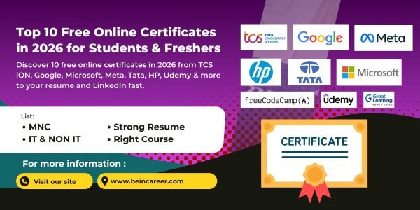 Discover 10 free online certificates in 2026 from TCS iON, Google, Microsoft, Meta, Tata, HP, Udemy & more to your resume and LinkedIn fast.