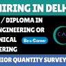 Callidus Hiring In Delhi For Senior Quantity Surveyors