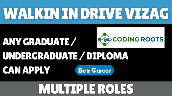 Coding Roots Walkin in Vizag For Multiple Roles