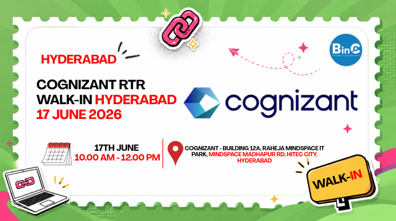 Cognizant RTR Walk-In Hyderabad 17 June 2026 | SPE Finance