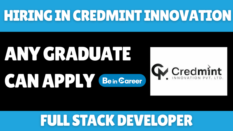 Credmint Innovation Hiring For Full Stack Developer