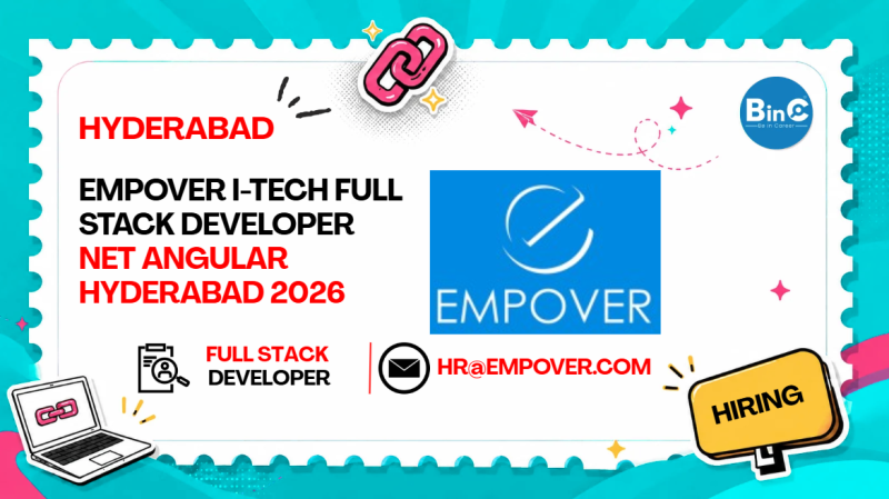 Empover I-Tech Full Stack Developer .NET Angular Hyderabad 2026