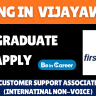 Firstsource Hiring In Vijayawada For Customer Support Associate
