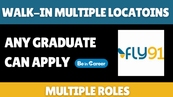 Fly91 Walkin In Multiple Locatoins For Multiple Roles