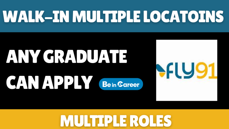 Fly91 Walkin In Multiple Locatoins For Multiple Roles