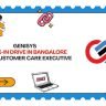 Genisys Mega Walk-In Drive In Bangalore For Customer Care