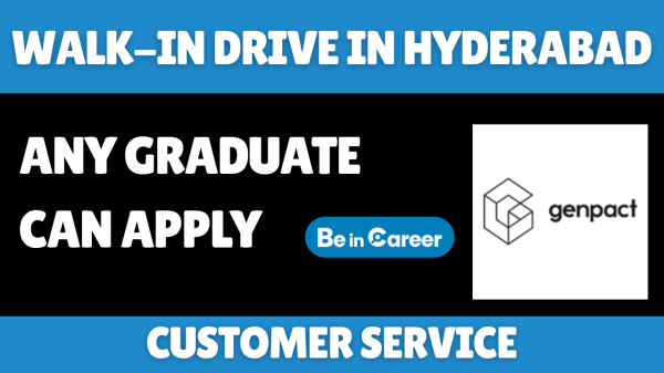 Genpact Walk-In In Hyderabad Customer Service