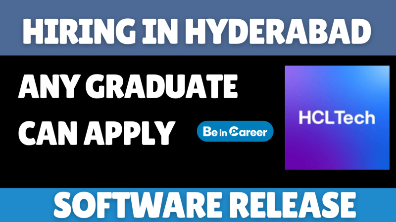 HCLTech Hiring In Hyderabad For Software Release Manager