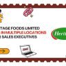 Heritage Hiring In Multiple Locations For Sales Executives