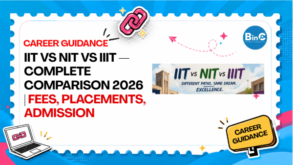 IIT vs NIT vs IIIT — Complete Comparison 2026 | Fees, Placements, Admission