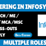 Infosys Off-Campus Hiring For Multiple Roles