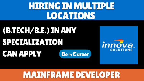Innova Solutions Hiring In Multiple Locations For Developer