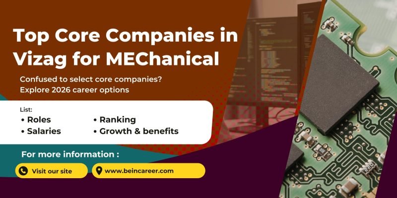 Top Core Companies in Vizag for Mechanical Engineering