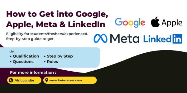 Tech Jobs 2026: How to Get into Google, Apple, Meta & LinkedIn