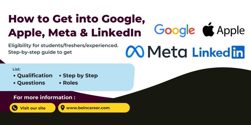 Tech Jobs 2026: How to Get into Google, Apple, Meta & LinkedIn