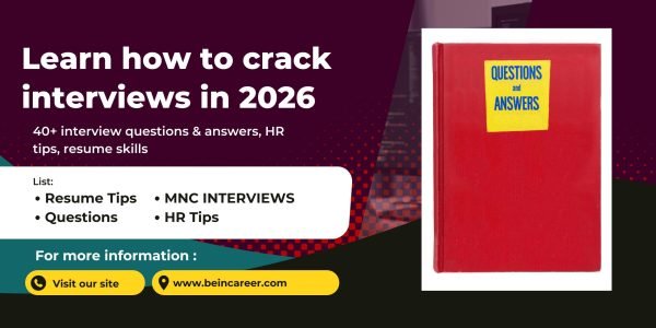 2026 Interview Tips with 40+ interview questions & answers, HR tips, resume skills, and MNC interview preparation explained step by step.