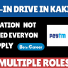 Mini Job Fair In Kakinada For Multiple Roles
