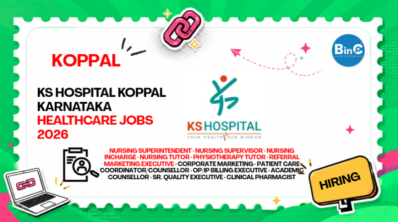 KS Hospital Koppal Karnataka Healthcare Jobs 2026