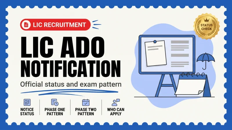 LIC ADO Notification 2026: Not Out Yet - Official Pattern