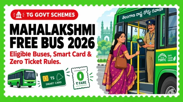 Mahalakshmi Free Bus Scheme Telangana 2026 — Eligible Buses, Smart Card & Rules