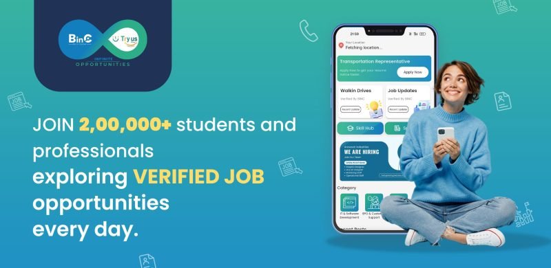 What is TryBinc App? complete guide for HRs & job seekers to find verified jobs, manage walk-in drives, and enable direct hiring.