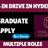 Malabar Gold & Diamonds Hiring In Hyderabad For Multiple Roles