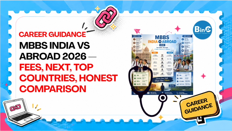MBBS India vs Abroad 2026 — Fees, NExT, Top Countries, Honest Comparison