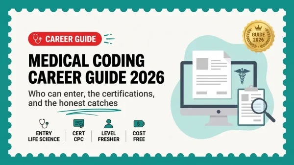 Medical Coding Career in India 2026 — Who Can Enter, What the Work Is, and the Honest Catches