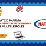 Natco Pharma Walk-In Drive 28 March 2026 Production QC Warehouse OSD Formulations Hyderabad Banjara Hills