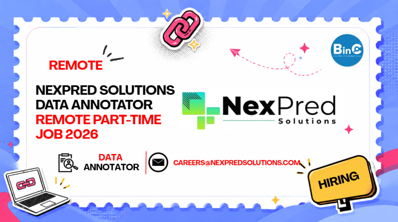NexPred Solutions Data Annotator Remote Part-Time Job 2026