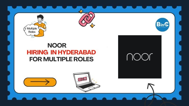 Noor Hiring UX UI Designer Graphic Designer Photographer Copywriter Jobs Hyderabad 2025 Global Brands