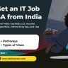 How to Get an IT Job in the USA from India visa clarity H-1B, OPT/STEM OPT, L-1—plus job search strategy, referrals, and portfolio building.