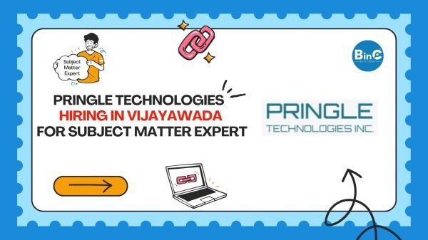 Pringle Technologies Hiring In Vijayawada For Subject Matter Expert