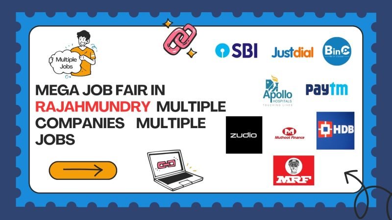 Mega Job Mela In Rajahmundry For 1000+ Jobs