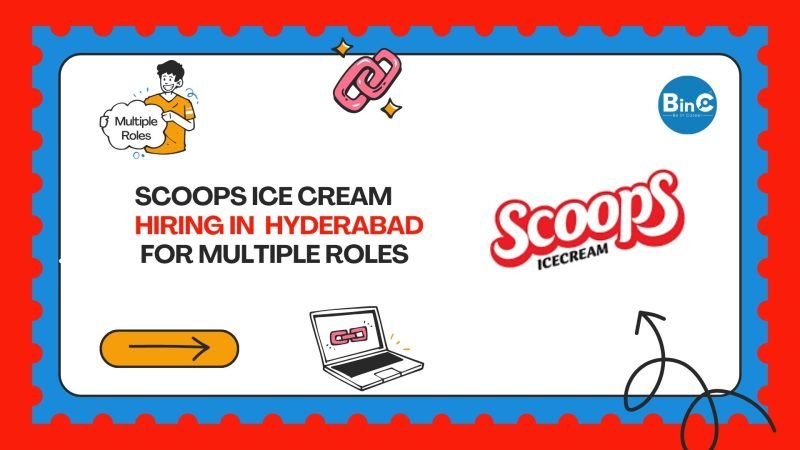 Scoops Ice Cream Sri Srinivasa Dairy Products Hiring MIS Billing Executive Logistics Supervisor Jobs Hyderabad 2025