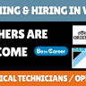 Training & Hiring in Vizag For Mechanical Technicians / Operators