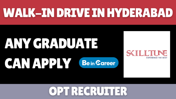 Skill Tune Technologies Walkin Drive In Hyderabad OPT Recruiter