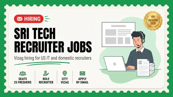 Sri Tech Solutions Vizag Hiring — US IT & Domestic Recruiters | Freshers