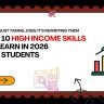 top 10 high income skills to learn in 2026 for students india — salary ranges and free learning resources