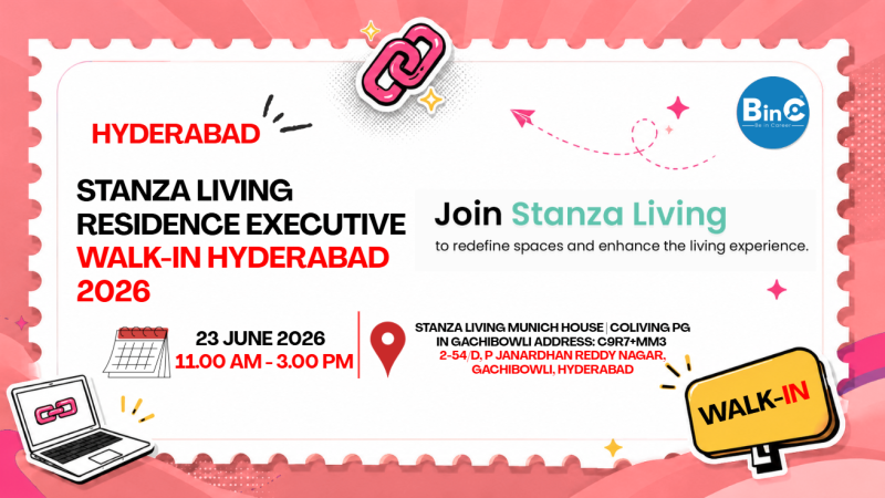 Stanza Living Residence Executive Walk-In Hyderabad 2026