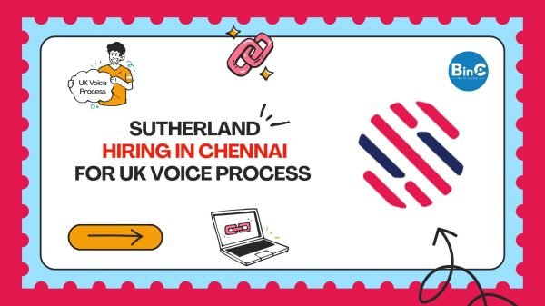 Sutherland Urgent Hiring In Chennai For UK Voice Process