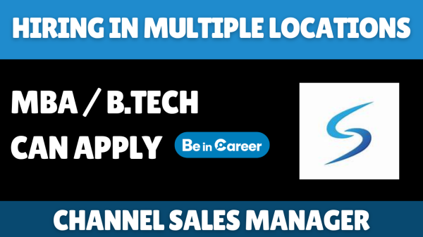 Symbiosis Hiring Multiple Locations For Channel Sales Manager